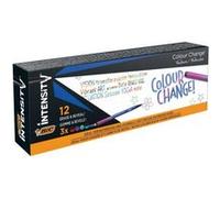 Stylo fin BIC Intensity multicolore 12 pièces Multicolore