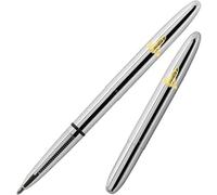 Stylo FisherSpacePen Bullet Space Pen chromé, avec l'emblème de la navette spatiale