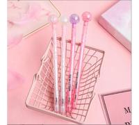 Stylo Gel À Bille De Cristal Créatif, 48 Pièces/Lot, Kawaii Sakura, 0.5mm, Encre Noire Neutre, Pour L'écriture, Fournitures Scolaires Et De Bureau