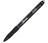 Stylo roller Sharpie S-Gel rétractable pointe 0,7 mm - écriture moyenne - bleu