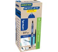 Stylo gel B2P 2719701G10M 0,7mm noir Set 10+10 mines.