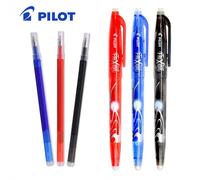 Stylo Gel effaçable Pilot 0.5mm avec jeu de recharges, tige remplaçable de haute capacité, poignée lavable pour la papeterie scolaire et de bureau blue pen