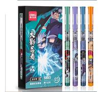 Stylo Gel Ninja Liquide Droit Créatif 0.5mm, 36 Pièces/Lot, Mignon, Encre Noire Neutre, Cadeau Promotionnel, Fournitures Scolaires Et De Bureau