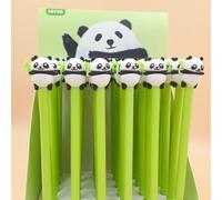 Stylo Gel Panda Pour Signature, 2 Pièces/Lot, Fournitures Scolaires Et De Bureau, Cadeau Promotionnel