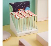 Stylo Gel Rocket Créatif, 2 Pièces/Lot, Stylo À Encre, Cadeau Promotionnel, Papeterie Fournitures Scolaires Et De Bureau