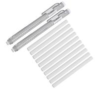 Stylo Gomme Mécanique Rétractable Rechargeable avec Recharges de | Plastique et Caoutchouc, Léger et Portable, Usage Bureau et Maison, avec Recharges de Remplacement