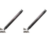 Stylo-gomme Tombow MONO Stick noir, gomme de précision avec pointe de 6,7 mm, rechargeable, mécanisme à pression, sans phtalates [EH-KM11] (Lot de 2)