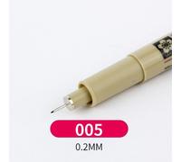Stylo Marqueur À Encre Pigmentée, Pointe Différente, 0.05 0.1 0.2 0.3 0.4 0.5 0.6 0.8, 1 @ #, 1 Pièce