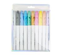 Stylo Marqueur De Peinture, 10 Couleurs, Pour Bricolage, Album, Scrapbooking, Marqueur Métallique, Paillettes Pour Dessin, Peinture À L'aquarelle, Outils De Gribouillage