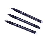 Stylo Marqueur Permanent De Peinture Sur Tissu, 3 Pièces, Pour T-Shirt, Textile, Vêtements, Outils De Couture, Stylos D'art Artisanal