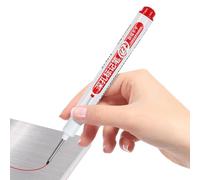 Stylo Marqueur Polyvalent Pour Trous Profonds Multifonction Ergonomique, | Stylo De Construction Étanche Kit De Marquage De Trous Pour La Construction Lourde Brique Béton P Rouge