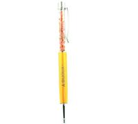 Stylo Minéraux Spinelle Brut Tanzanie. Couleur Jaune Doré.