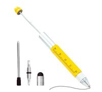 Stylo Multifonction Avec Règle Graduée Métallique Outil DIY 6 En 1