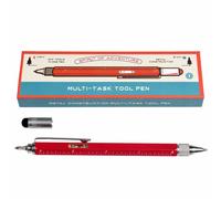 Stylo outil multi-tâches Rex London Spirit Of Adventure Rouge 15,5 cm