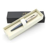 Stylo Parker Jotter XL personnalisé + coffret cadeau | Stylo personnalisable avec gravure du nom | Personalised Engraved Pen | Cadeau unique pour lui ou elle - Bleu