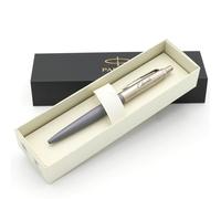 Stylo Parker Jotter XL personnalisé + coffret cadeau | Stylo personnalisable avec gravure du nom | Personalised Engraved Pen | Cadeau unique pour lui ou elle - Gris