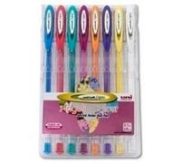 Stylo - Parure De Stylo - Recharge Uni-Ball - 945289 - Pack Rotulador Uni Ball Signo Angelic Colour 8 Uds