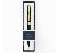 Stylo Personnalisé - Draeger Paris - Le Boss - Bleu nuit et or - Bille - Cadeau idéal