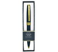 Stylo Personnalisé - Draeger Paris - Pastel Chic - Noir - Bille Moyenne - Écriture Fluide