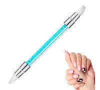 Stylo pinceau double embout - outil silicone pour ongles | stylet de
