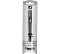 Pentel Stylo pinceau Pocket Brush GFKPN encre à pigments pour calligraphie Noir + 4 cartouches