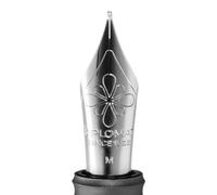 Stylo plume Aero, couleur gris, plume moyenne, élégant et durable