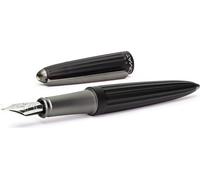 Stylo plume Aero noir, épaisseur M