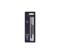 Waterman Allure Allure Stylo-plume - Laque Noir Mate - encre bleue - emballé Sous Blister