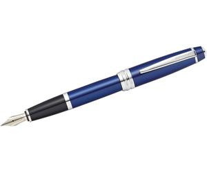 Stylo plume Bailey, laqué bleu, coffret cadeau