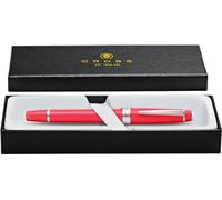 Stylo plume Bailey Light, finition laquée corail, plume M, coffret cadeau