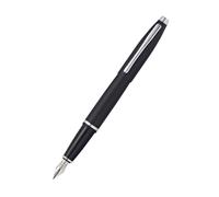 Stylo plume Calais de taille moyenne, belles finitions accentuées, présenté dans
