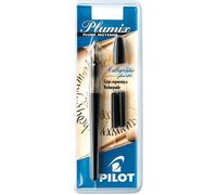 Stylo plume de calligraphie - PILOT - Plumix moyen - Corps ergonomique noir - Plume en acier - Pointe moyenne 0,58 mm