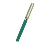 Stylo Plume de Calligraphie pour Étudiants, Écriture Facile, Métal Vert | Prise en Main Confortable, Usage Scolaire et Calligraphique, Design Simple et Créatif, Fournitures