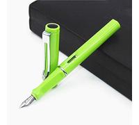 Stylo-plume de différentes couleurs - Pointe moyenne - Coffret cadeau - Lisse et élégant - Calligraphie, vert