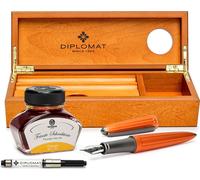 Stylo plume Diplomat Aero orange avec encre, force M