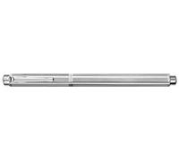 Stylo Plume Ecridor Caran d'Ache, Retro Argenté/palladié, plume en acier, Large Champ de Gravure, plume B