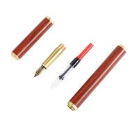 Stylo plume en bois de santal, plume en iridium de 0,5 mm, idéal pour la calligraphie, idéal comme cadeau d'affaires
