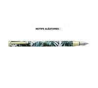 Stylo Plume - Encre Bleue Effaçable - Motifs Green Addict - Plumink