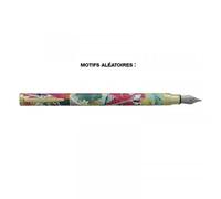 Stylo Plume - Encre Bleue Effaçable - Motifs Tropicaux Colorés - Plumink