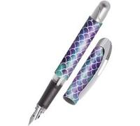 Online Stylo à encre College Shiny Dreams│ stylo plume ergonomique pour l'école │ plume moyenne, zone de préhension toucher soft │ pour cartouches d'encre standard │ rechargeable │idéal pour enfants