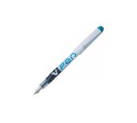 Pilot Pen Stylo plume V-Pen effaçable plume moyenne bleu canard