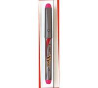 Pilot Pen – Stylo plume jetable V-Pen – pointe moyenne 0,4 mm – encre liquide rose – lot de 12