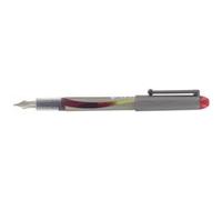 Pilot Pen – Stylo plume V-Pen Silver – jetable – rouge