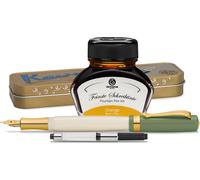 Stylo plume Kaweco Student avec 30 ml d'encre pour stylo plume, convertisseur et étui métallique 60's Swing, orange