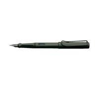 Lamy Stylo plume Safari Umbra – grip ergonomique, plume acier B, ASA, cartouche T10 bleue – Droitier