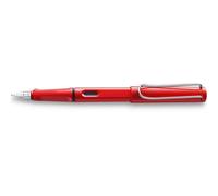 Stylo Plume Lamy Safari Rouge, Plume Moyenne (M)