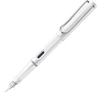 Stylo plume - Mine large B - Droitier - LAMY - Safari - Blanc - Rechargeable