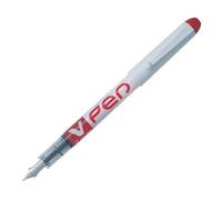 Stylo plume non-rechargeable Pilot V-Pen - rouge