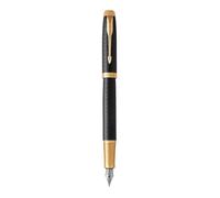 Stylo plume - PARKER - IM Premium - Laque noire - Plume fine - Attributs dorés
