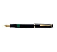Stylo plume - PELIKAN - M 200 - Noir - Plume dorée en acier inoxydable - Rechargeable